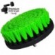 Premium Drill Brush For Professional Cleaning 3pcs.- Medium, Green, 13 cm