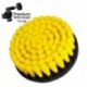 Premium Drill Brush For Professional Cleaning 5pcs. - Medium Soft, Yellow, 13 cm