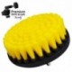 Premium Drill Brush For Professional Cleaning 3pcs. - Medium Soft, Yellow, 13 cm