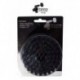 Premium Drill Brush For Professional Cleaning - Ultra Stiff, Black, 13 cm