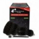 Premium Drill Brush For Professional Cleaning 5pcs.- Ultra Stiff, Black, 13 cm