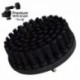 Premium Drill Brush For Professional Cleaning 5pcs.- Ultra Stiff, Black, 13 cm