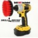 "DRILL BRUSH" Red stiff brush for screwdrivers, 10 cm