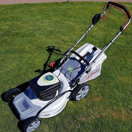Akumuliatorinė savaeigė vejapjovė 80 V (2 × 40 V) 2 × 2,5 Ah IKRA IAM 40-4625 S - Image 3