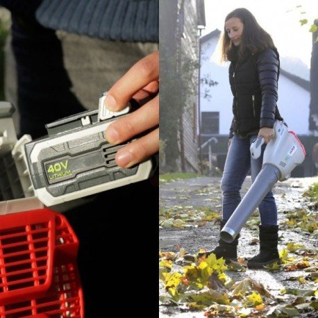 Akumuliatorinis lapų pūstuvas 40V 2.5 Ah Ikra Mogatec IAB 40-25 - Image 3