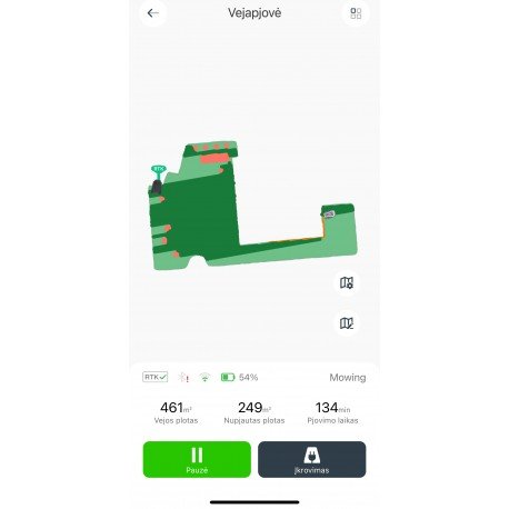 Belaidžio vejos roboto instaliavimas
