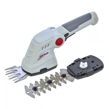 IKRA Mogatec Ikra akumuliatorinės žolės ir krūmų genėjimo žirklės 3,6 V, 80 / 160 mm peiliai, IGBS 3.6 USB