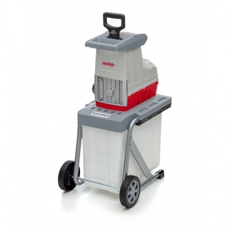Ikra elektrinis šakų smulkintuvas 3 kW, iki 44 mm šakoms, 60 l krepšys, ILH 3000 A
