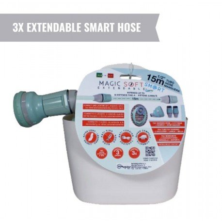 IKRA Mogatec Laistymo žarna 15m Ikra Magic Soft Smart Hose