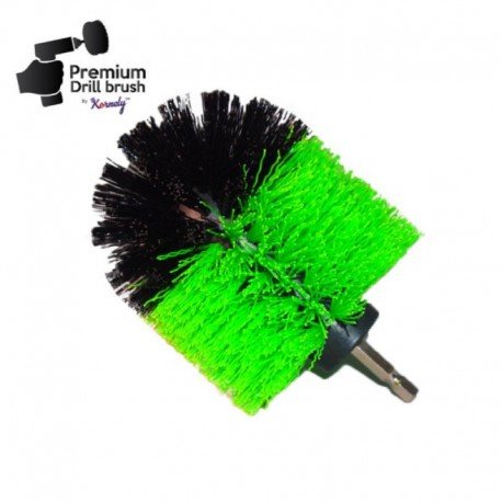 Profesionalus valymo šepetys Premium Drill Brush - vidutiniškai kietas, žalias, Original - Image 2