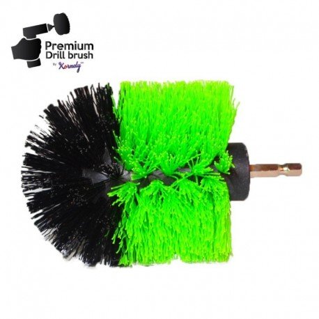 Profesionalus valymo šepetys Premium Drill Brush - vidutiniškai kietas, žalias, Original