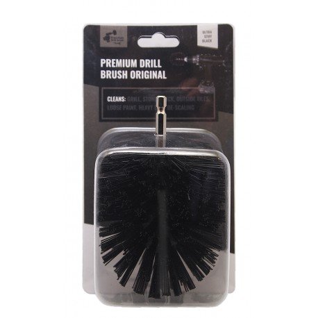 IKRA Mogatec Profesionalus valymo šepetys Premium Drill Brush – ypač kietas, juodas, Original – 4 nuotrauka