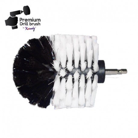 IKRA Mogatec Profesionalus valymo šepetys Premium Drill Brush – ypač minkštas, baltas, Original – 2 nuotrauka