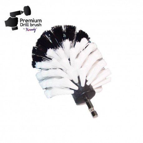 IKRA Mogatec Profesionalus valymo šepetys Premium Drill Brush – ypač minkštas, baltas, Original – 3 nuotrauka
