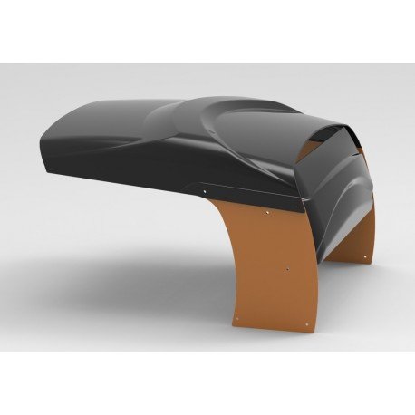 Roboto stogelis Vader Navi oranžinis